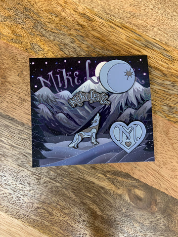 Mike Love Blue Wolf Pin Pack