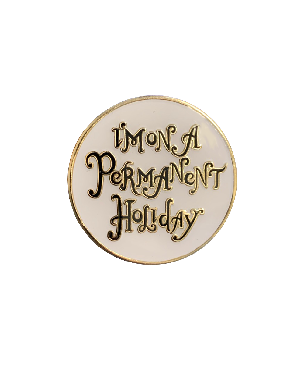 Permanent Holiday Enamel Pin
